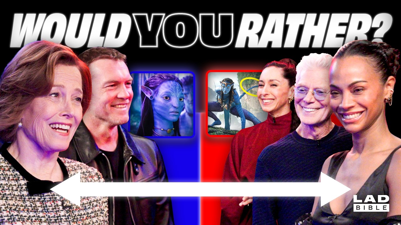 Zoe Saldana & The Avatar Cast Play Would You Rather? | LADbible