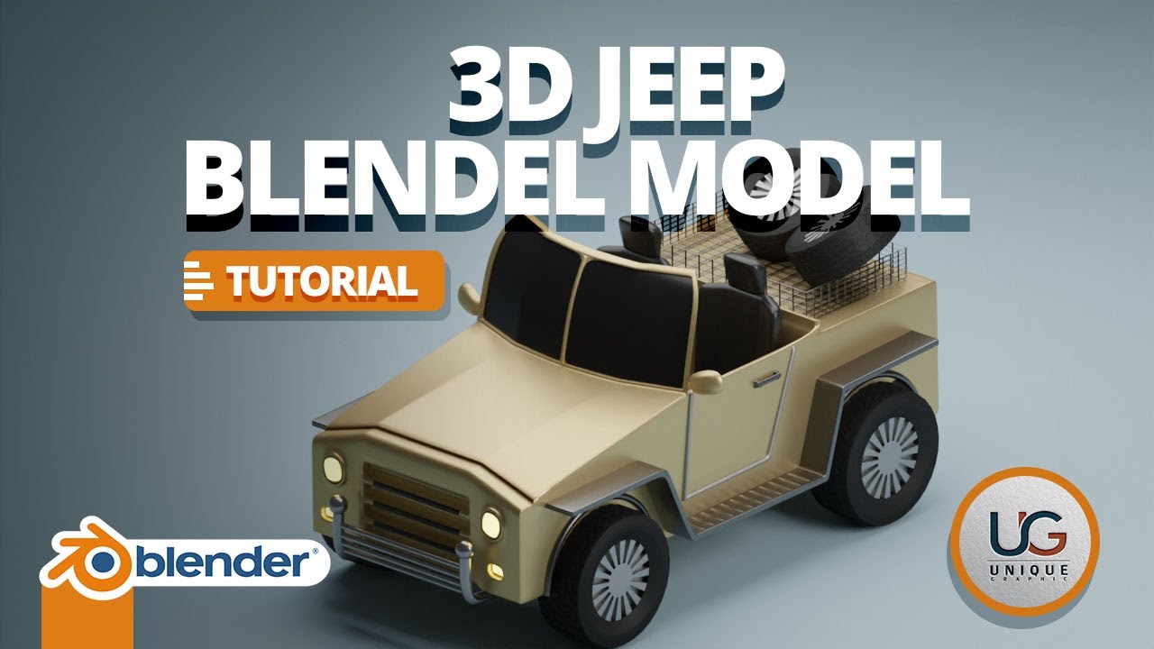 how to create Jeep Model in Blender | Beginner Blender Tutorial /tutorial /3d