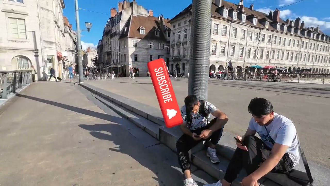 🇨🇵 Besançon city walk [Battant - Place de la Révolution] #citywalk #besançon #france
