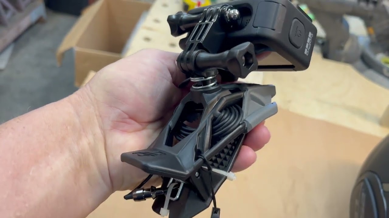 MOTO VLOG setup on Modular Helmet