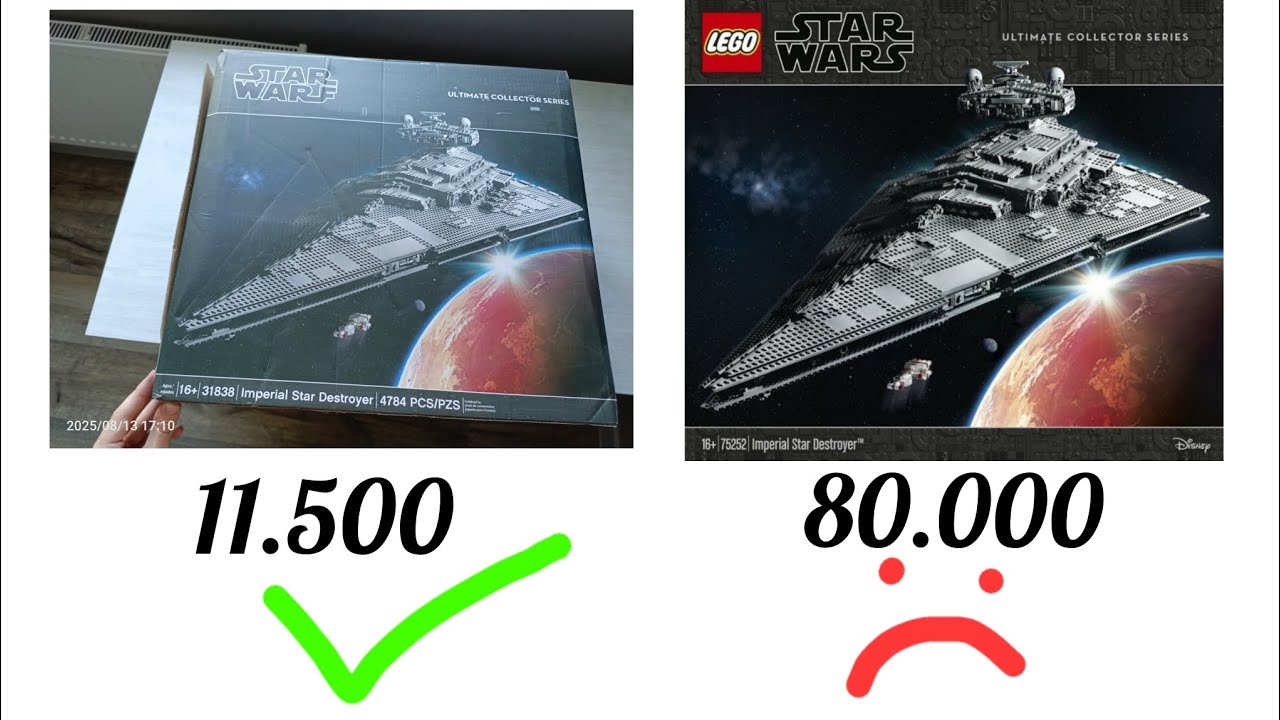Lego аналог звездные войны 75252 Имперский звёздный разрушитель.