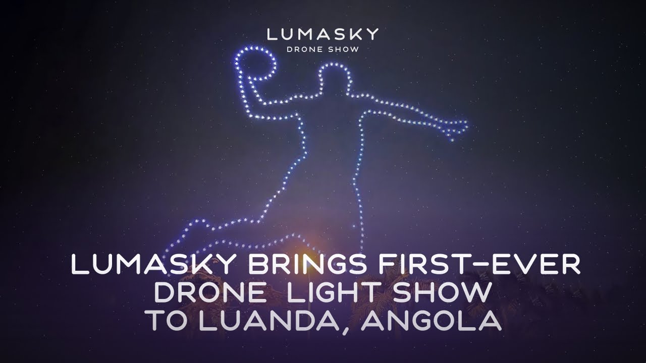 First-ever Drone Light Show in Angola