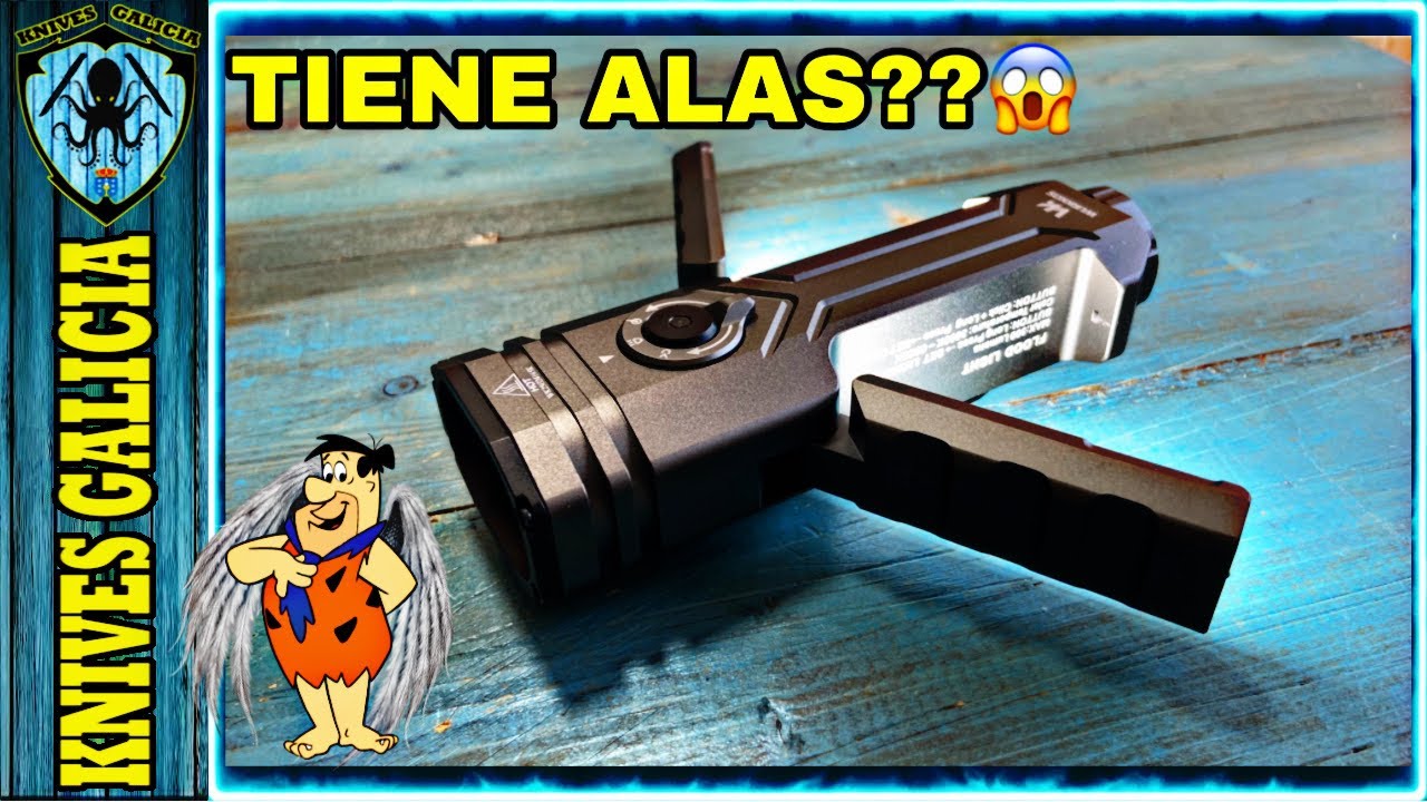 Esta LINTERNA con ALAS, es DIFERENTE a TODO lo que HAS VISTO‼️😱 | Wurkkos HD02 | #linternaedc 
