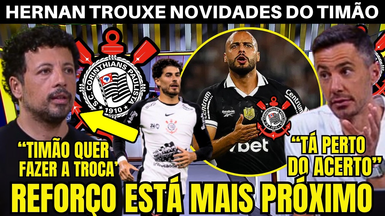 PEDRO RAUL POR ARTHUR CABRAL! HERNAN ATUALIZOU O MERCADO DO CORINTHIANS.