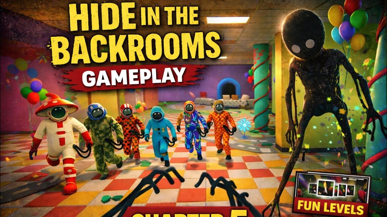 Chapter 5 = Pure Fun Mode 😄 Hide in the Backroom #hideinthebackroom @trendingingame 