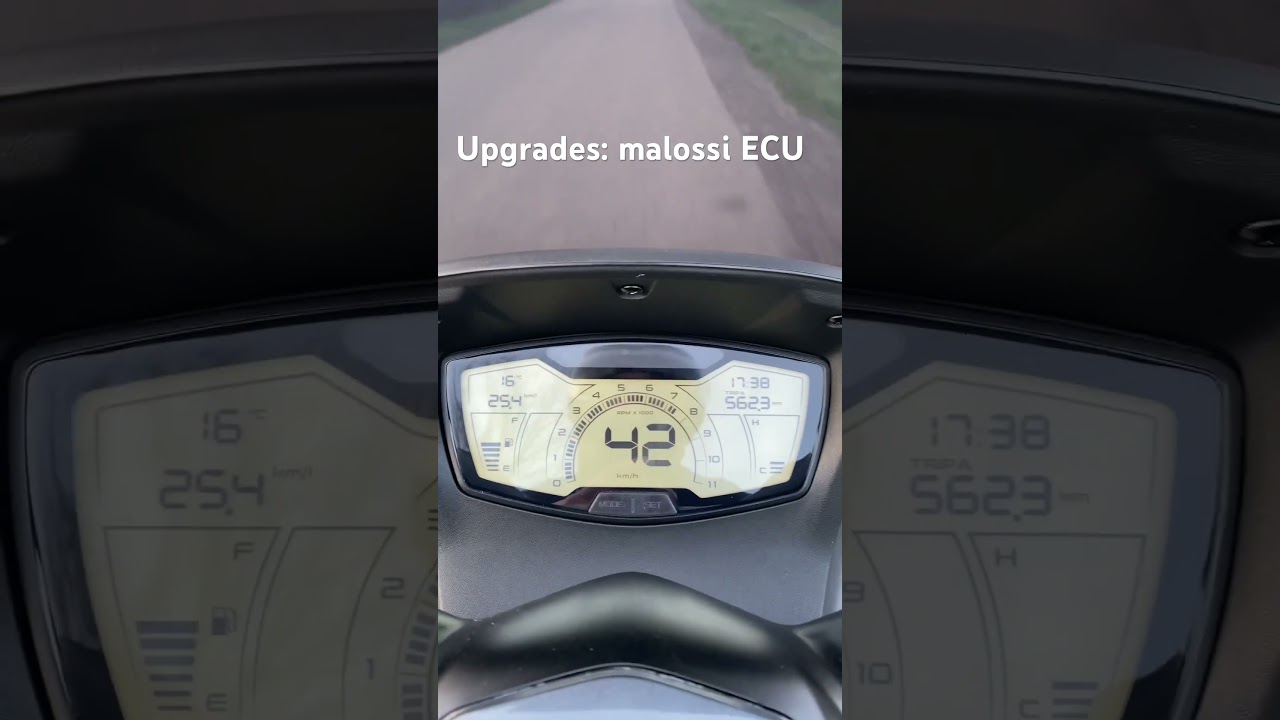 Aprilia SXR 50, TOP SPEED| malossi ECU