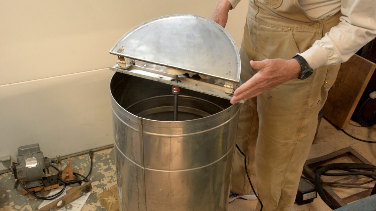 Honey extractor motor modification