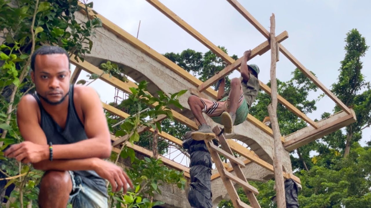 Putting Up The Airbnb Decking in Heavy Rain & Wind With My Father And Then This Happens…