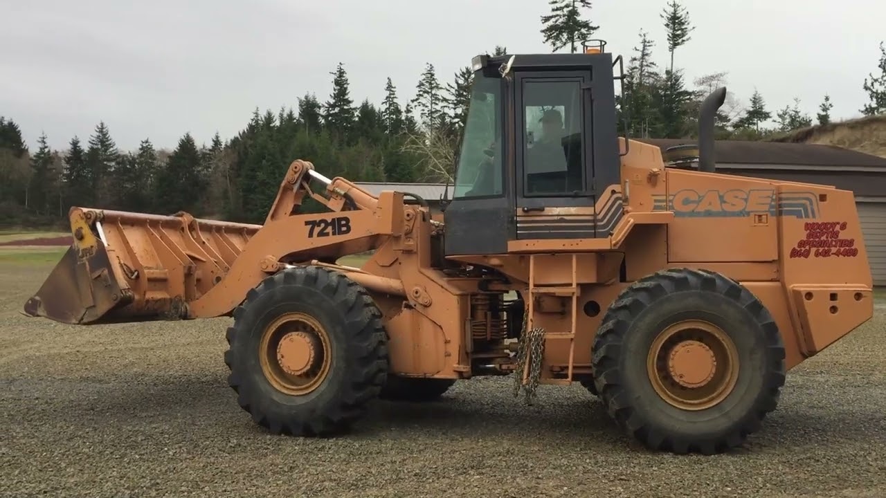 Case 721B Wheel Loader TEMP2306