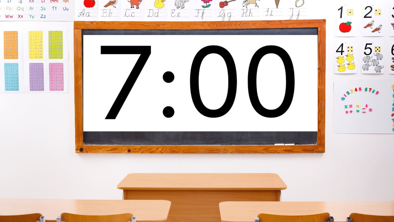 7 Minute Rotation Timer + 2 Minute Clean Up: 9 Minutes Total