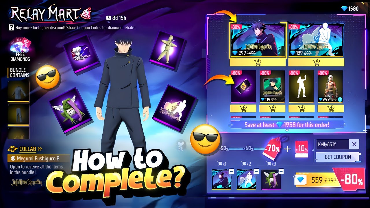 🥳Relay Mart Event Simple గా Claim చేయండి |🔥Free Fire New Relay Mart Event | FF New Event Today