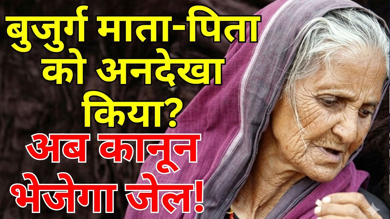 बुजुर्ग माता-पिता को अनदेखा किया? अब कानून भेजेगा जेल! #SeniorCitizenRights #ParentsMaintenance