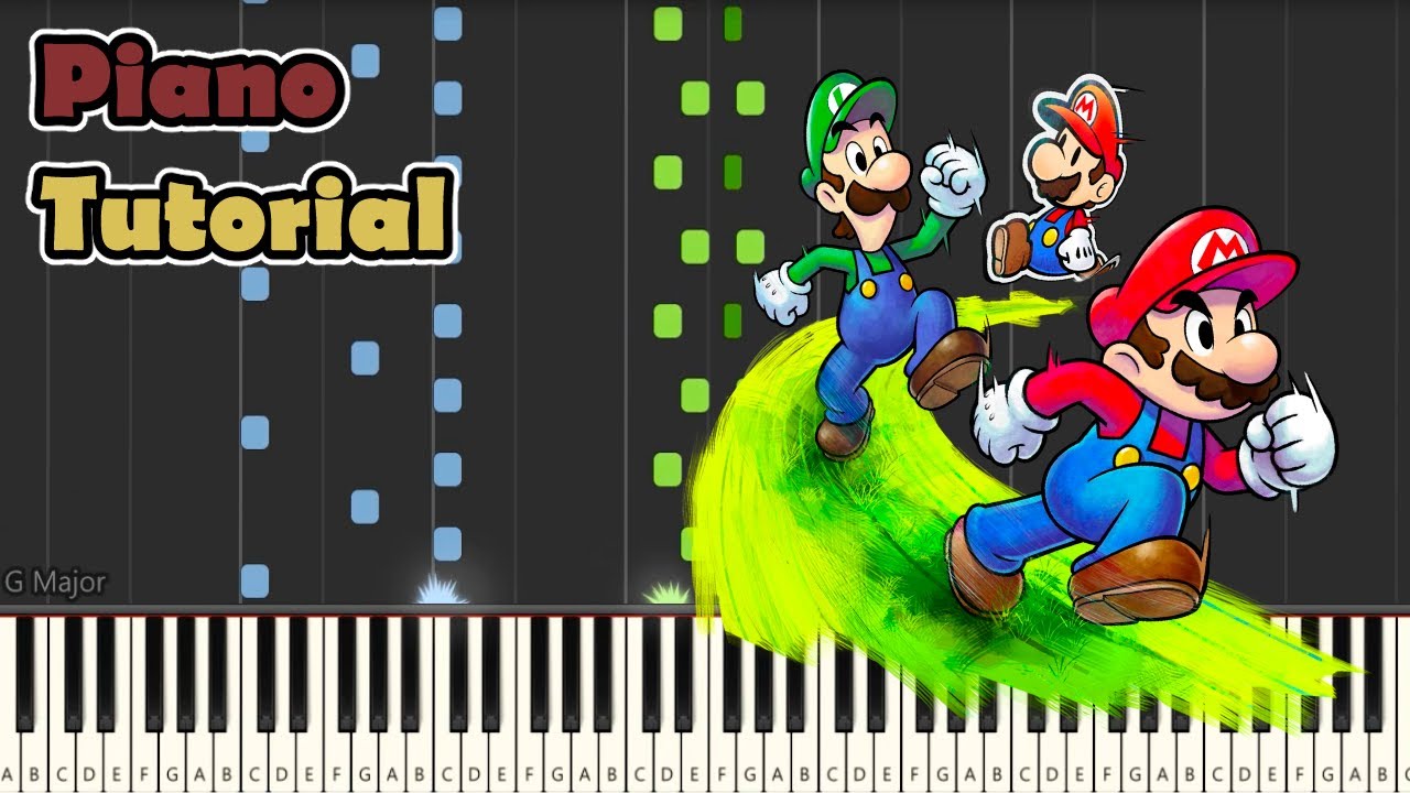 [Piano Tutorial] Mario & Luigi: Paper Jam - Boss Battle (Big Bang!)