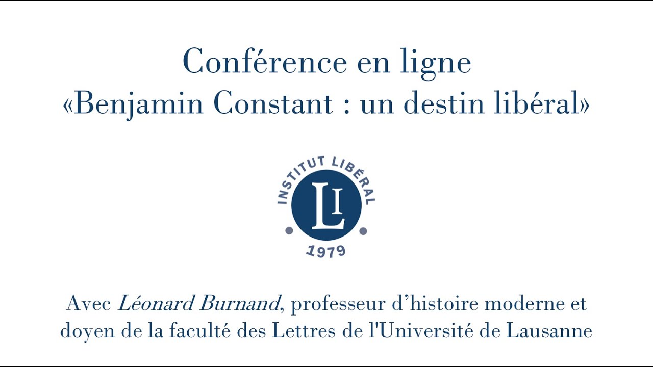 Léonard Burnand : «Benjamin Constant : un destin libéral»