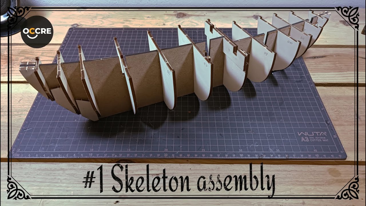 Fram #1 Skeleton assembly