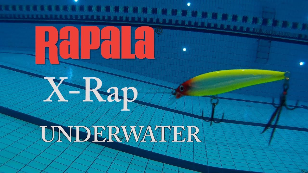Rapala X-Rap игра под водой