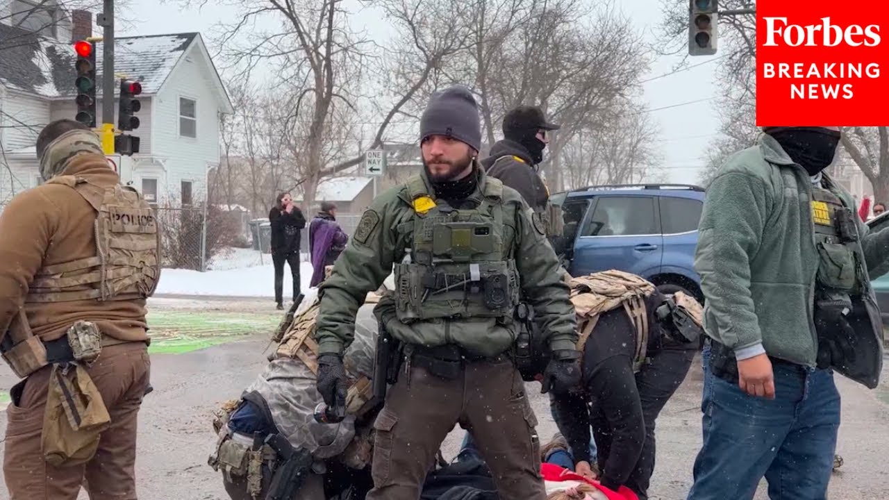 Protesters Clash With Federal Agents In Minneapolis Amid Continued ICE Operations In Minnesota