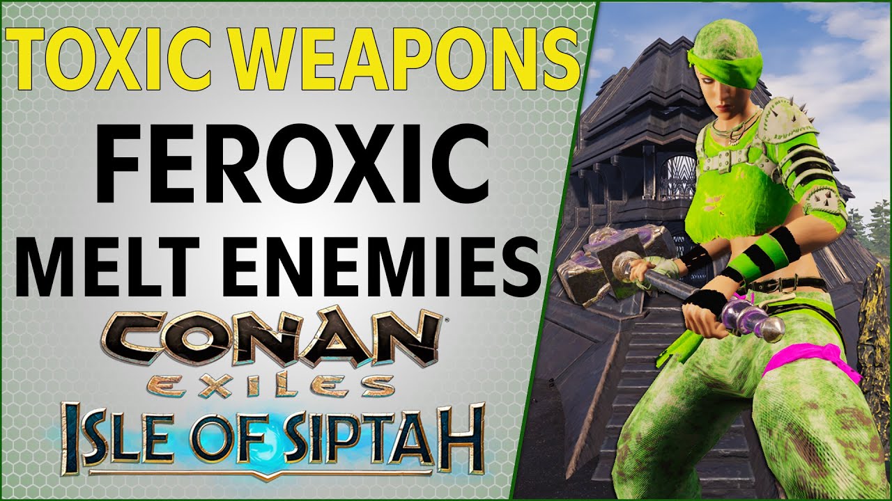 Правильная токсичность! «Свирепое оружие» | Conan Exiles 2021