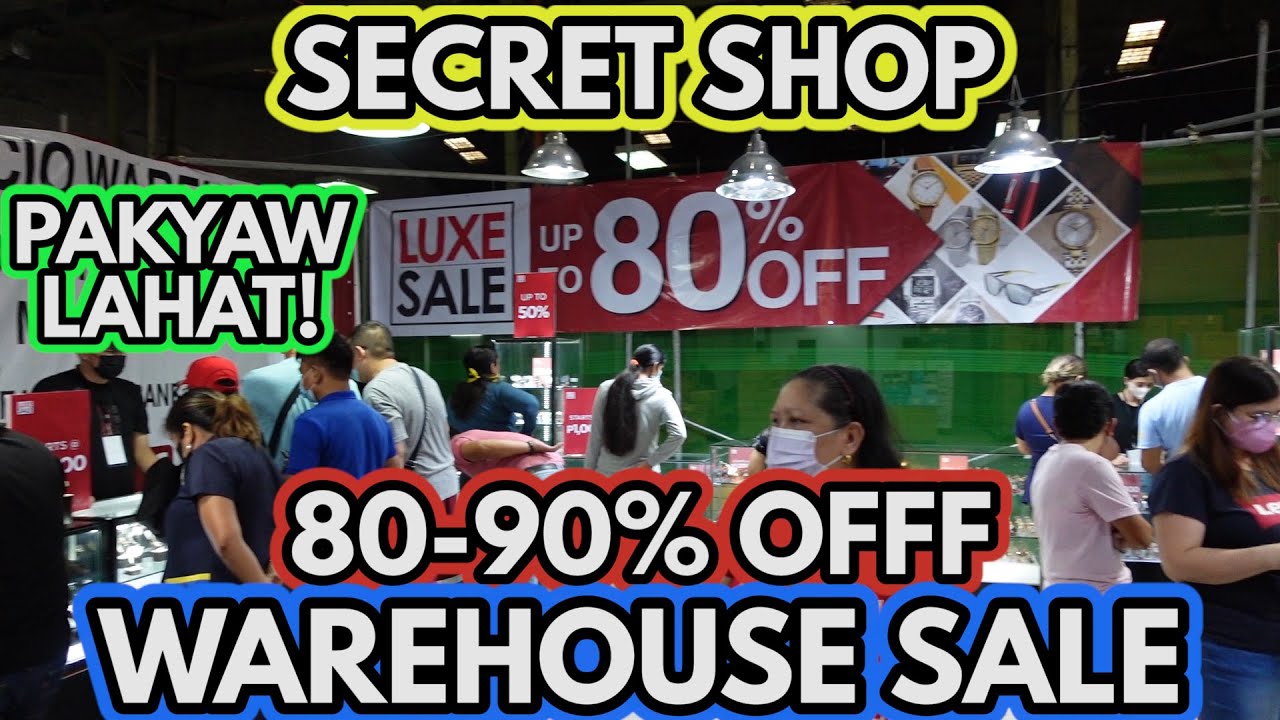 PINAGKAKAGULUHAN LAHAT 50 TO 90% OFF DITO! WAREHOUSE SALE NG WATCHES, HOME APPLIANCES COSMETICS ATBP