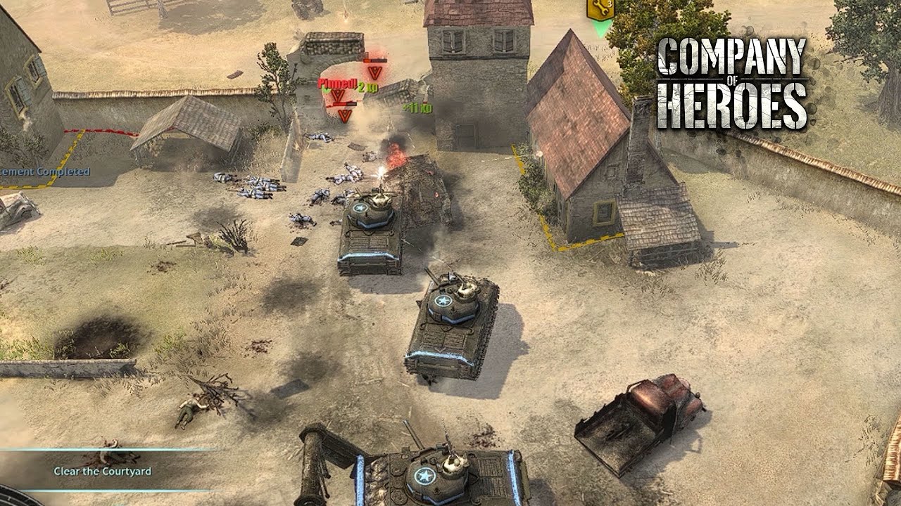 FULL CAMPAIGN COMPANY OF HEROES CLEAR ALL PANZER - Expert Level Gameplay RTS GAME