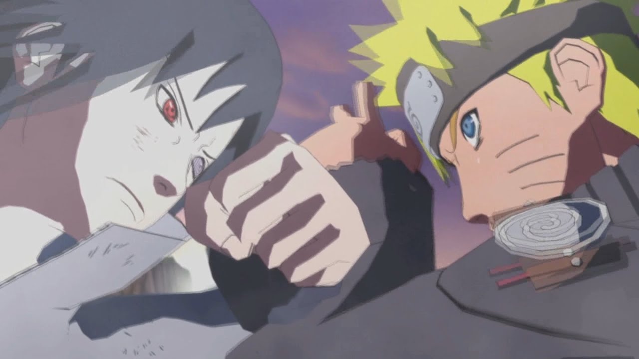Naruto Stops Sasuke from cutting the past | #narutoxboruto