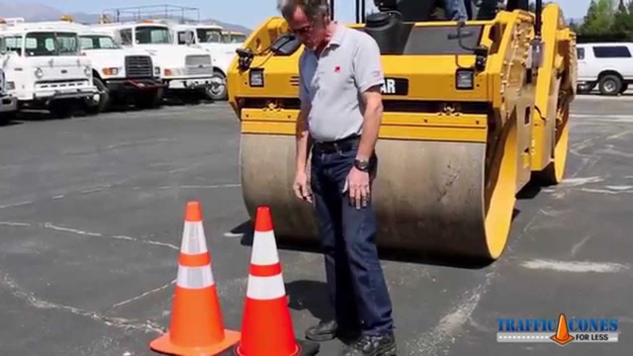 Traffic Cones For Less-Traffic Cone Roller test