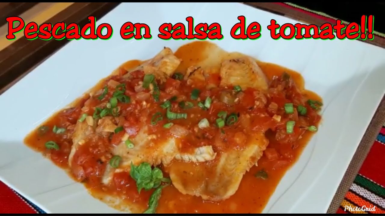 Pescado en salsa de tomate!