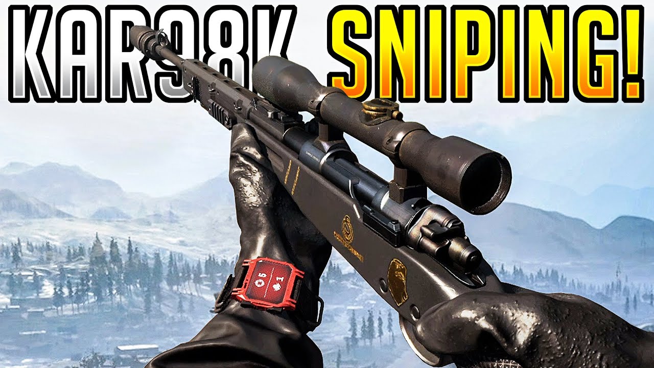 Kar98k Sniping in Call of Duty Warzone!