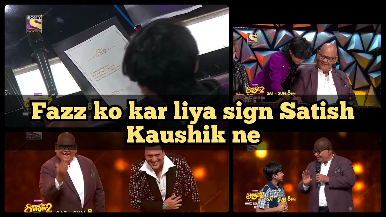superstar singer 2 promo govinda or Satish Kaushik