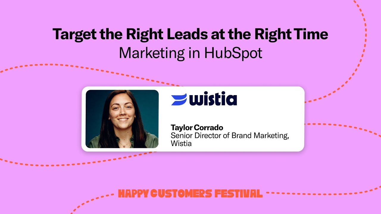 Maximize Webinar Engagement Data and Automate Follow Up with Wistia & HubSpot