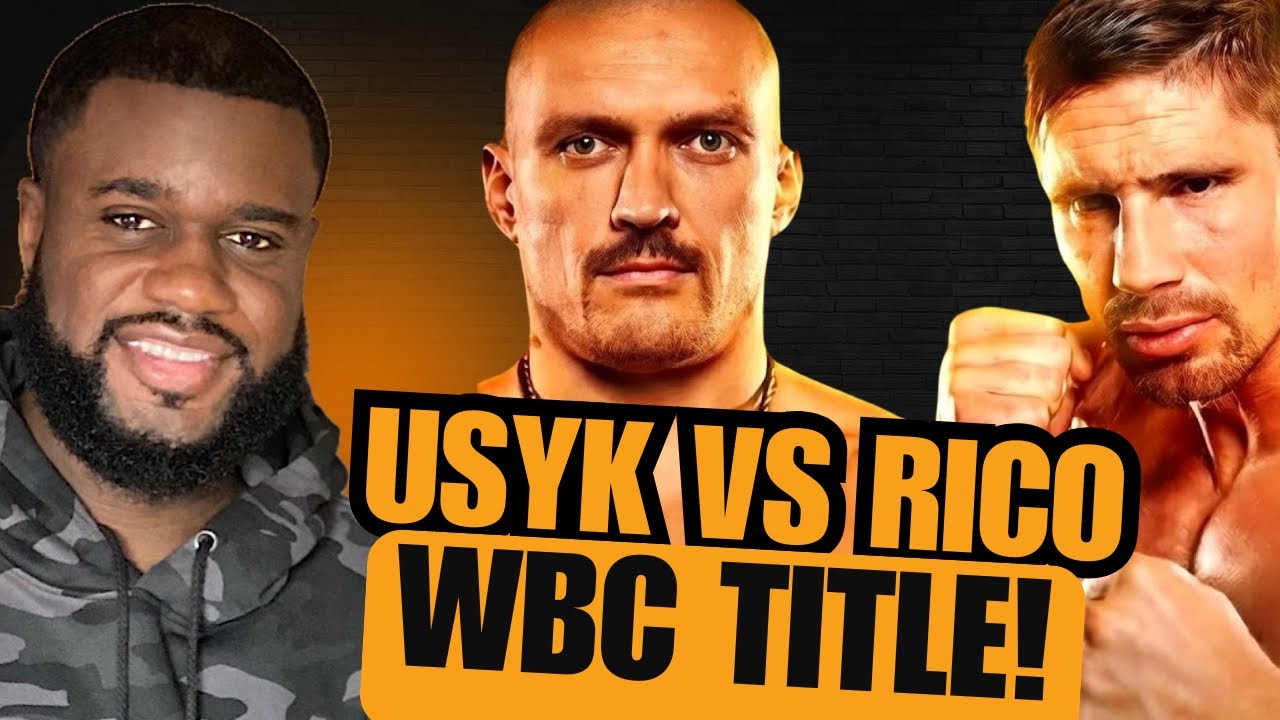 OLEKSANDR USYK IS FIGHTING RICO VERHOEVEN NEXT!