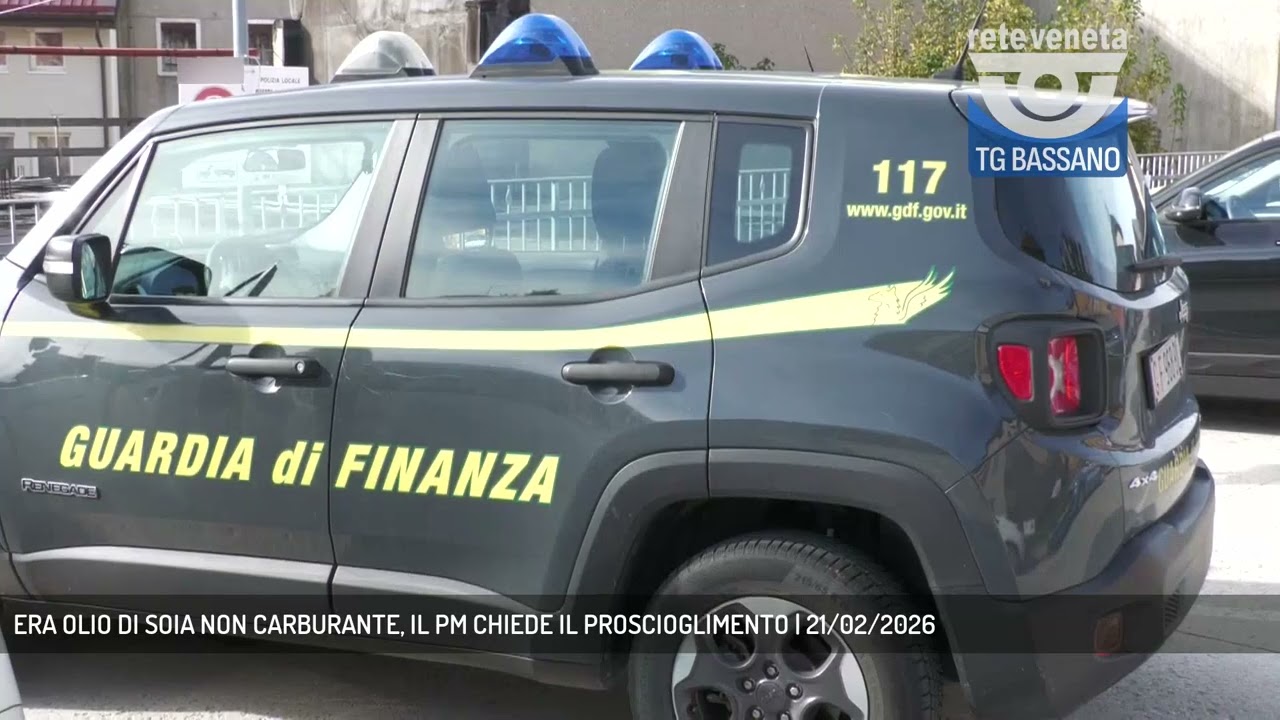ERA OLIO DI SOIA NON CARBURANTE, IL PM CHIEDE IL PROSCIOGLIMENTO | 21/02/2026