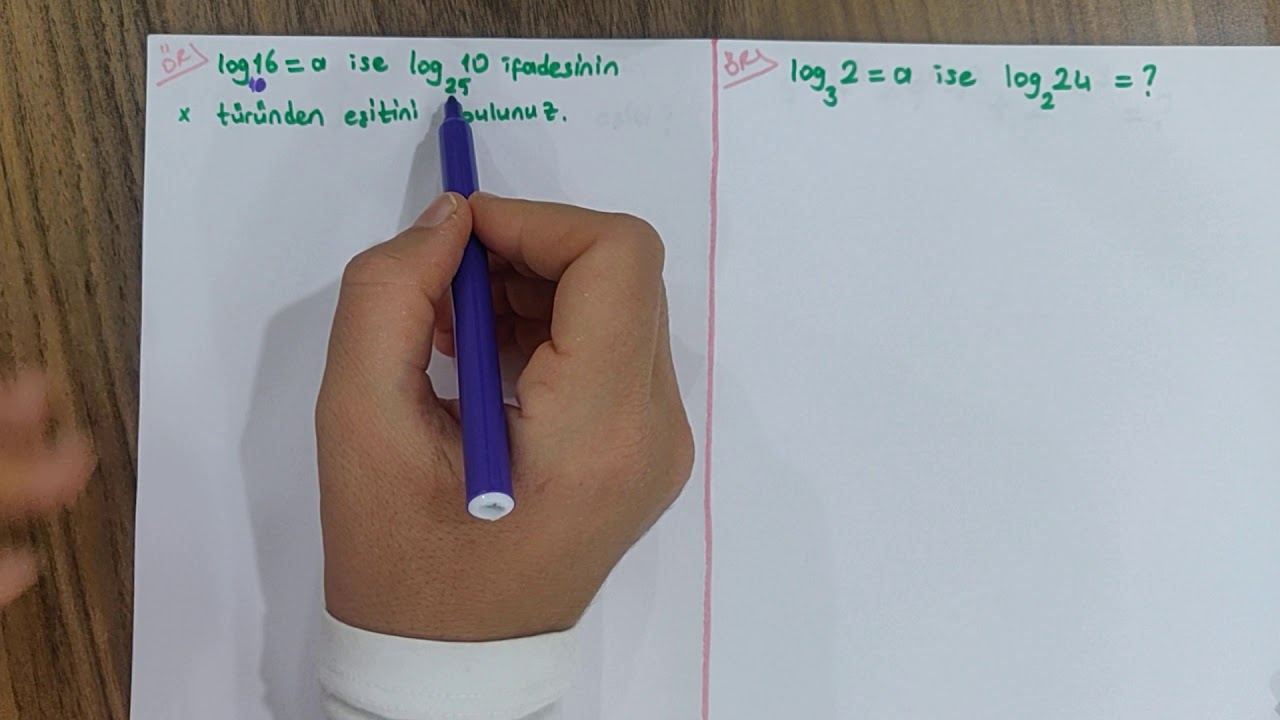 12.SINIF LOGARİTMA-11 (Özellikler Soru Çözümü-2)