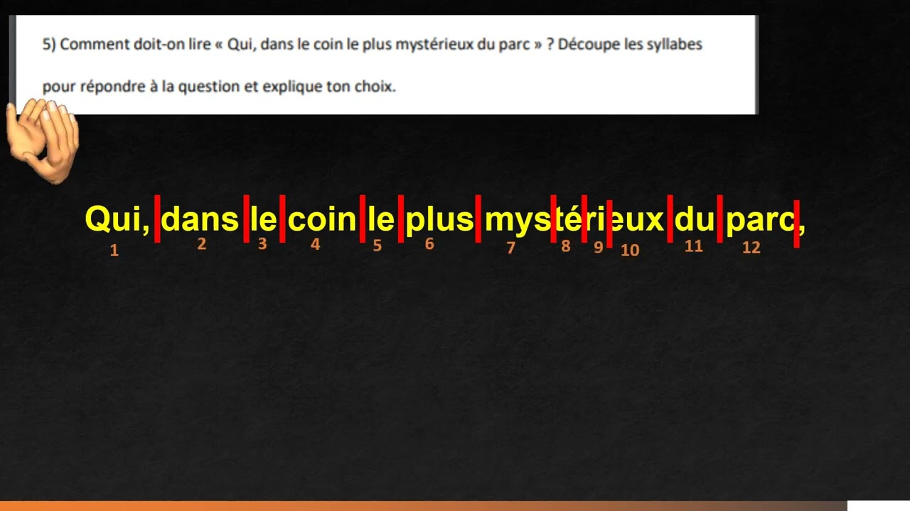 EXERCICES versification feuilles 1 et 5