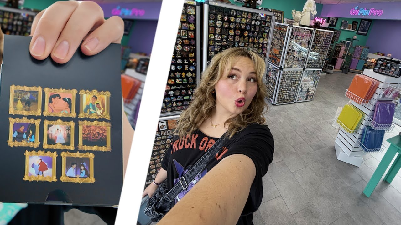 Explore the LARGEST Pin Store With Us + Unbox Exclusive Mystery PRINCESS Pins
