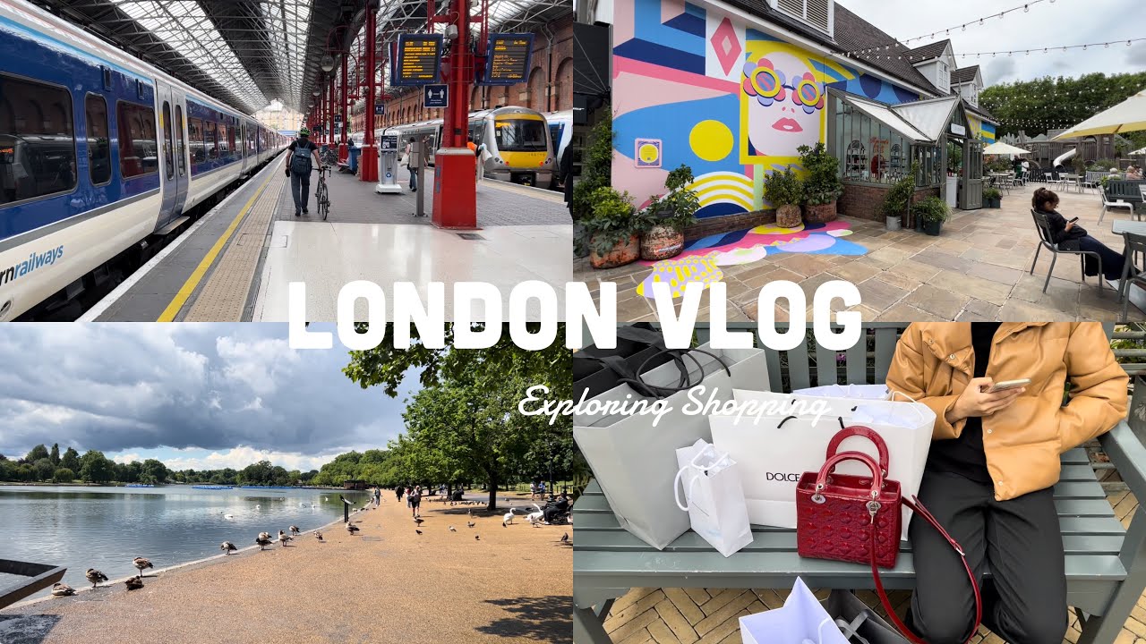 London Vlog #2 🇬🇧 | bicester village +Harrods + Hyde Park | فلوق سفرتي لندن #2 هارودز + الهايدبارك