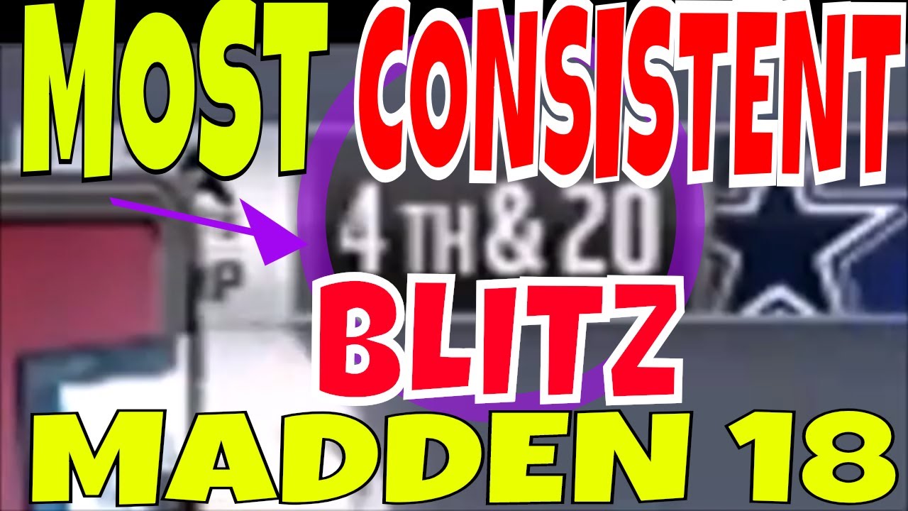 MADDEN 18 MOST CONSISTENT BLITZ. BEST BLITZ IN MADDEN W/GAMEPLAY TO BACK IT UP. FREE BLITZ GIVEAWAY