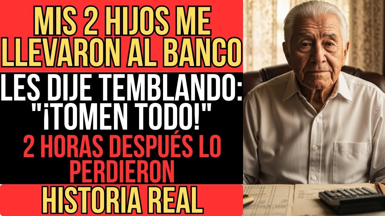 MIS HIJOS DIJERON  'TRANSFIERA TODO, CUIDAREMOS SU DINERO'   2 HORAS DESPUÉS PASÓ ESTO