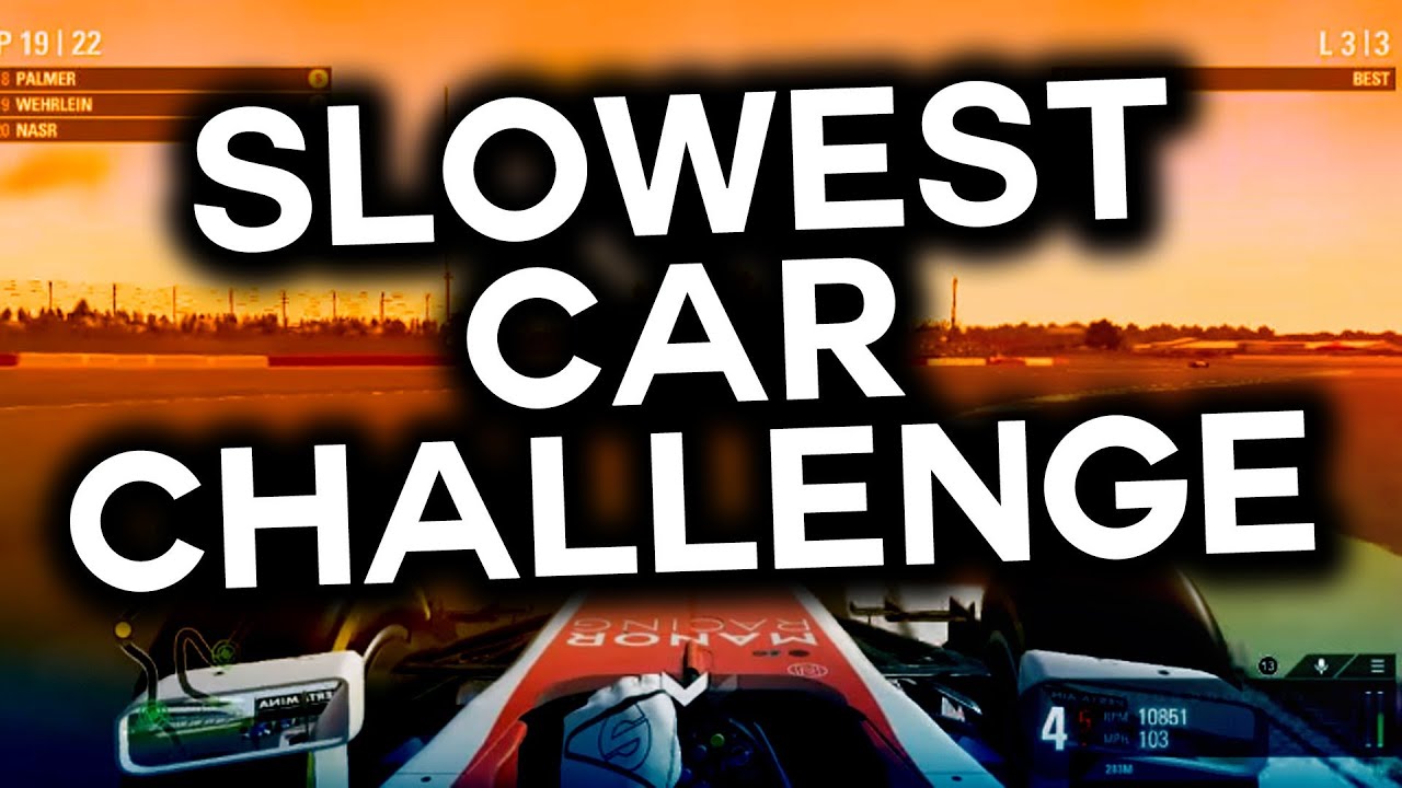 F1 2016 Gameplay: Slowest Car Challenge