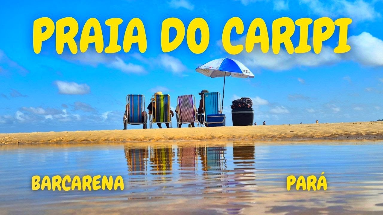 CONHEÇAM A PRAIA DE CARIPI - BARCARENA - PARÁ - BRASIL