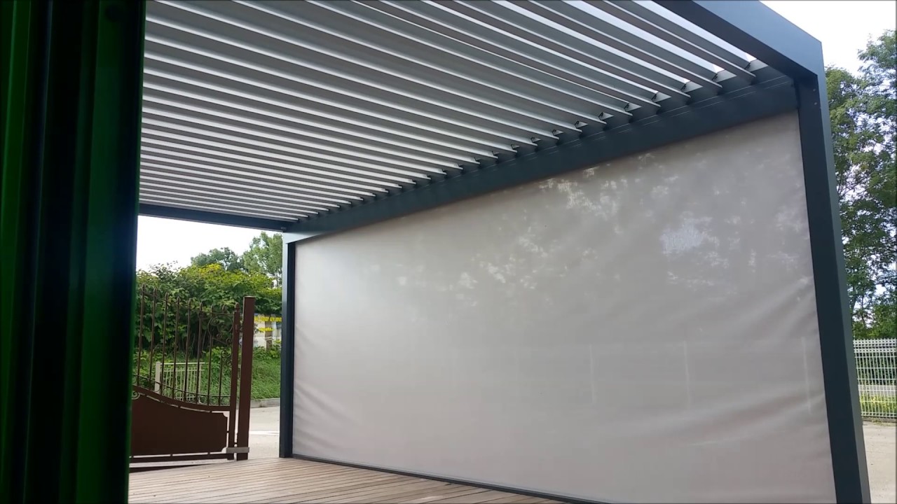Pergola bioclimatique de chez STOBAG