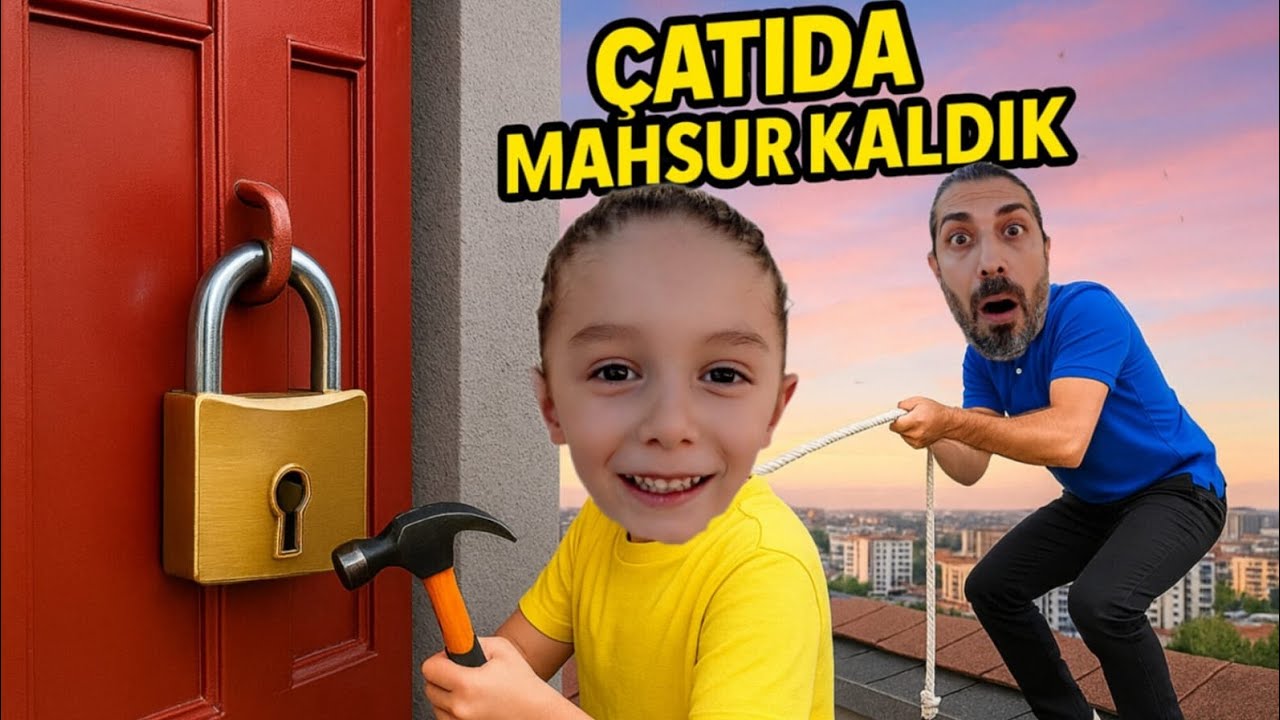 EYVAH ÇATIDA MAHSUR KALDIK!!!ALİ NECATİ ANAHTAR YOK NASIL ÇIKICAZ 