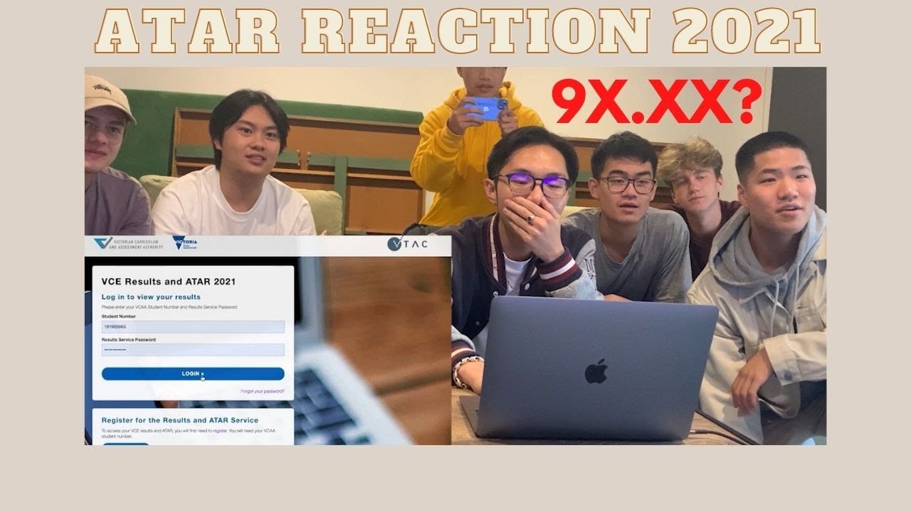 the best (and worst) ATAR reaction video ever (VCE 2021)
