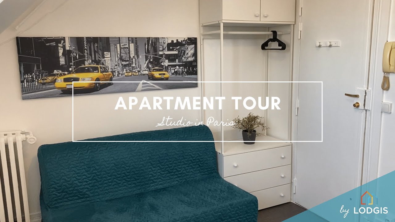 Apartment Tour // Furnished  12m2 in Paris – Ref : 11720479