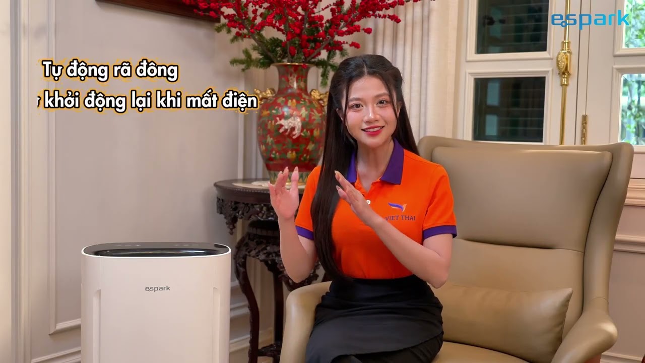 Đánh giá chi tiết Espark ESP-A30A433Fs WiFi | Hút ẩm 30L/ngày + lọc HEPA + Ion âm