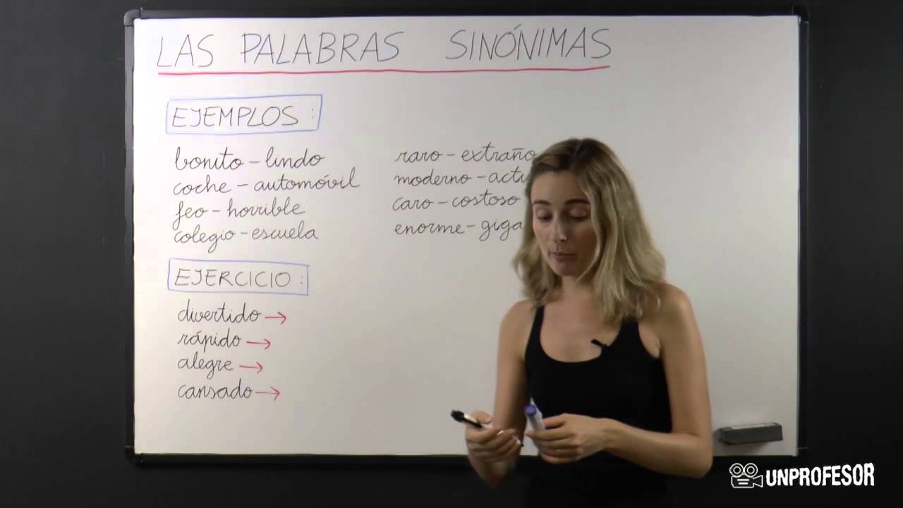 Qué son las palabras sinónimas