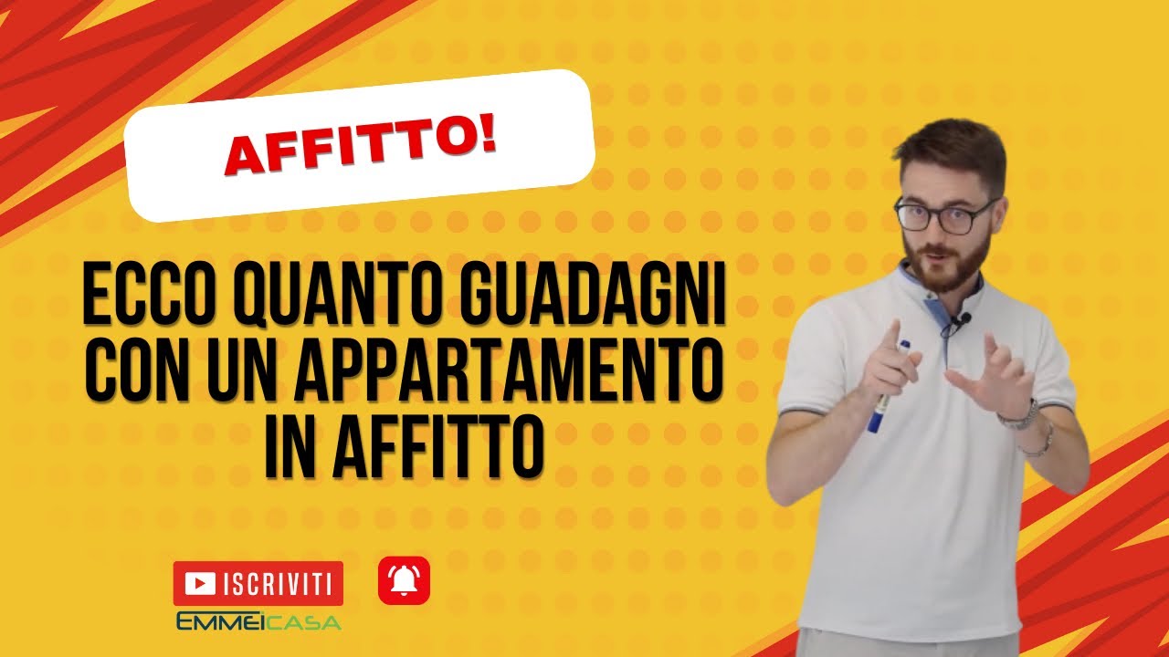 ECCO QUANTO GUADAGNI CON UN APPARTAMENTO IN AFFITTO #guadagnare #casa #affitto #investimenti
