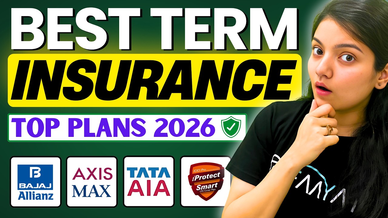 Best Term Insurance 2026 || Top 3 Term Insurance Plans in India (2026)