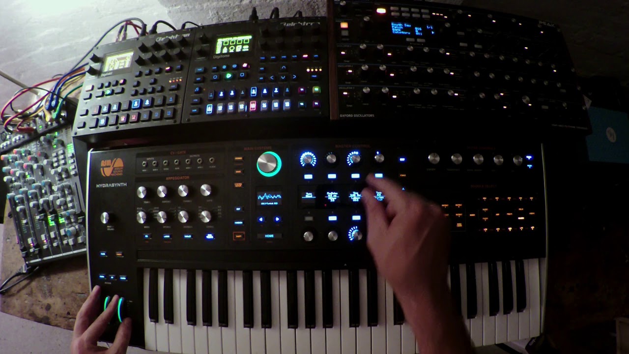 Hail Hydrasynth, with Peak, Digitakt & Digitone
