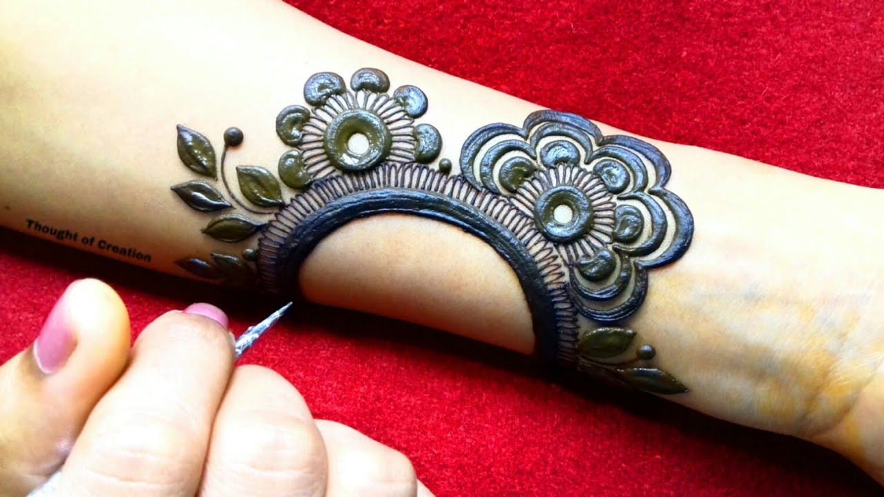 New Stylish Mehndi Design for Hand |Thought of Creation